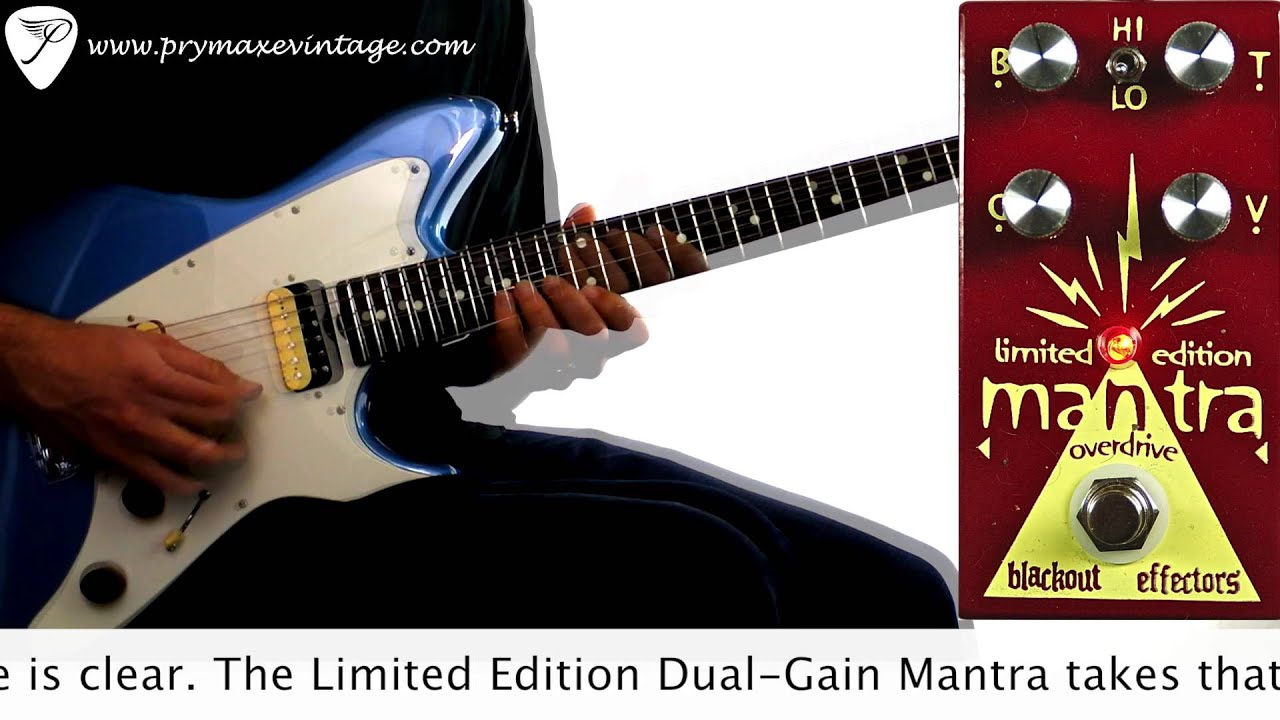 Blackout Effectors Limited Edition Dual-Gain Mantra Overdrive