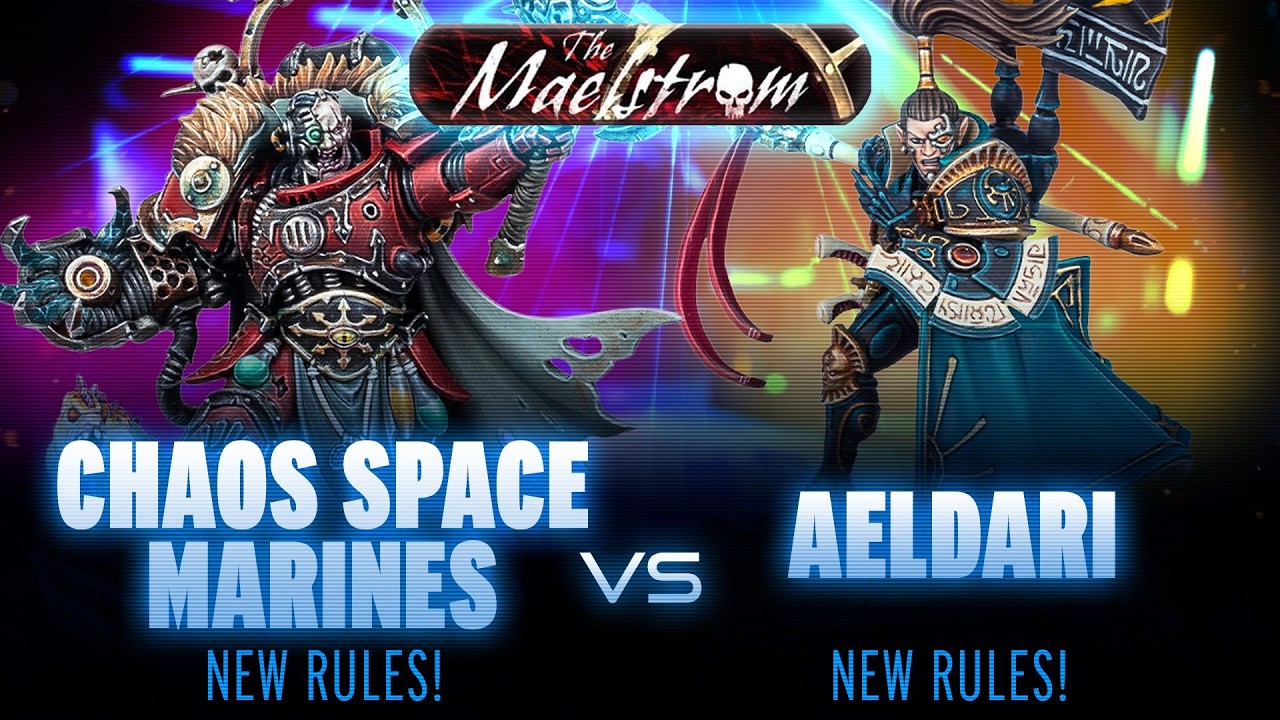 New Aeldari vs Chaos Space Marines Rules Competitive Battle Report