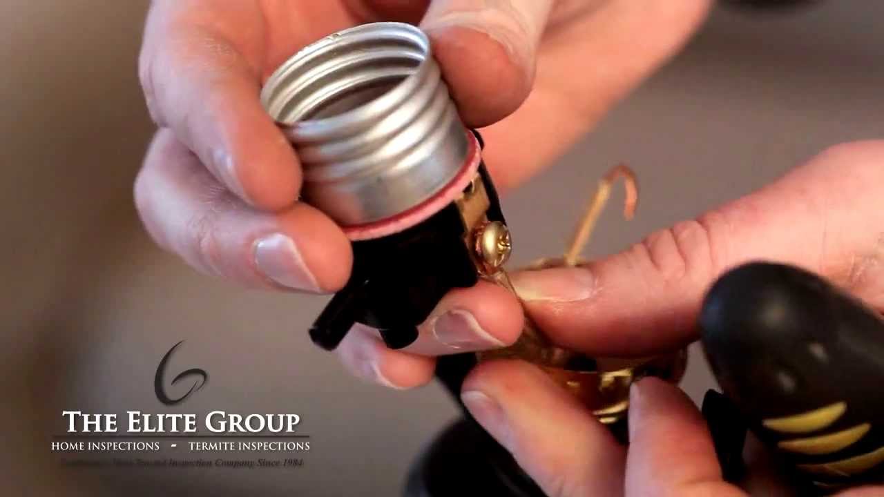 How To Rewire A Lamp | The Elite Group Property Inspections