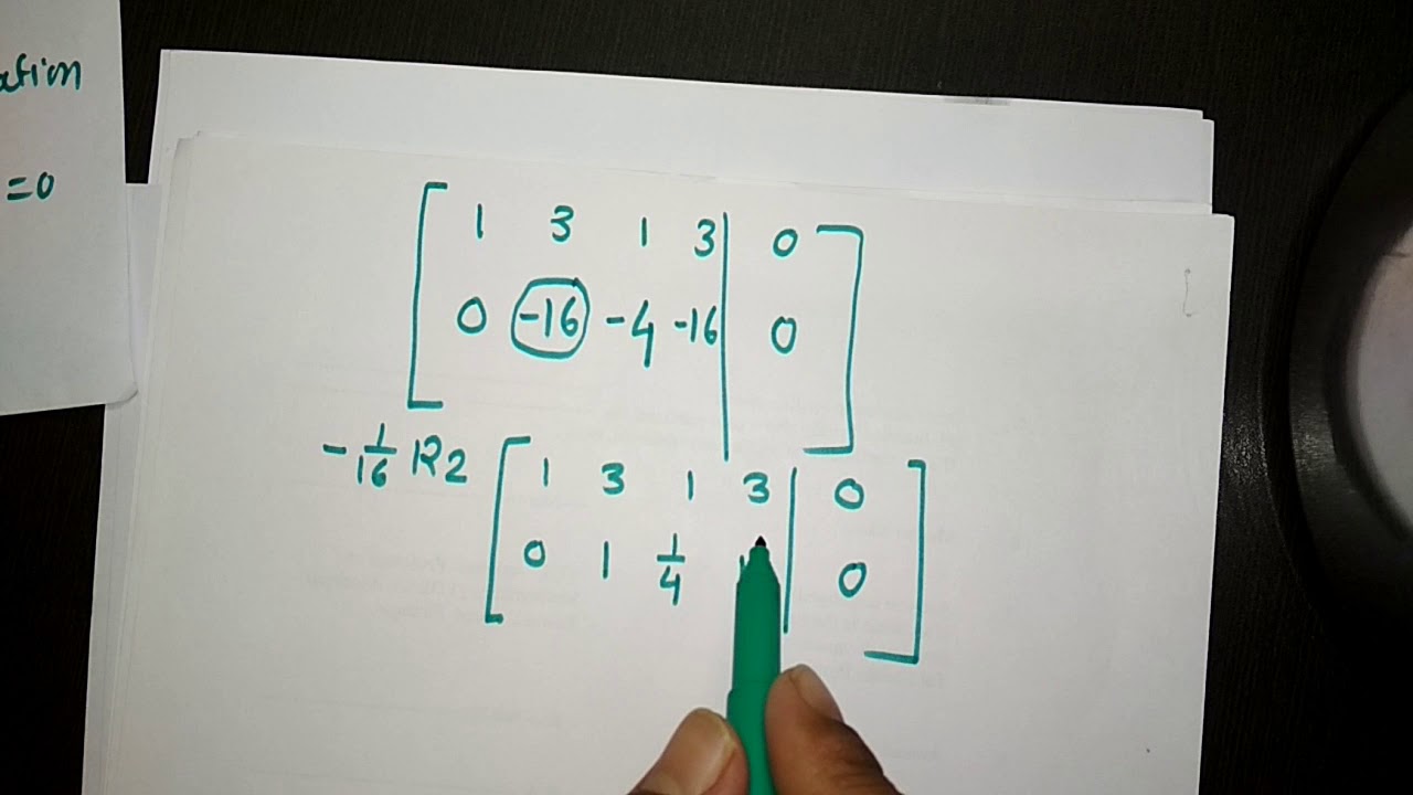Basis of Solution Space #  Homogeneous Linear Equations # MANOJ DESHMUKH