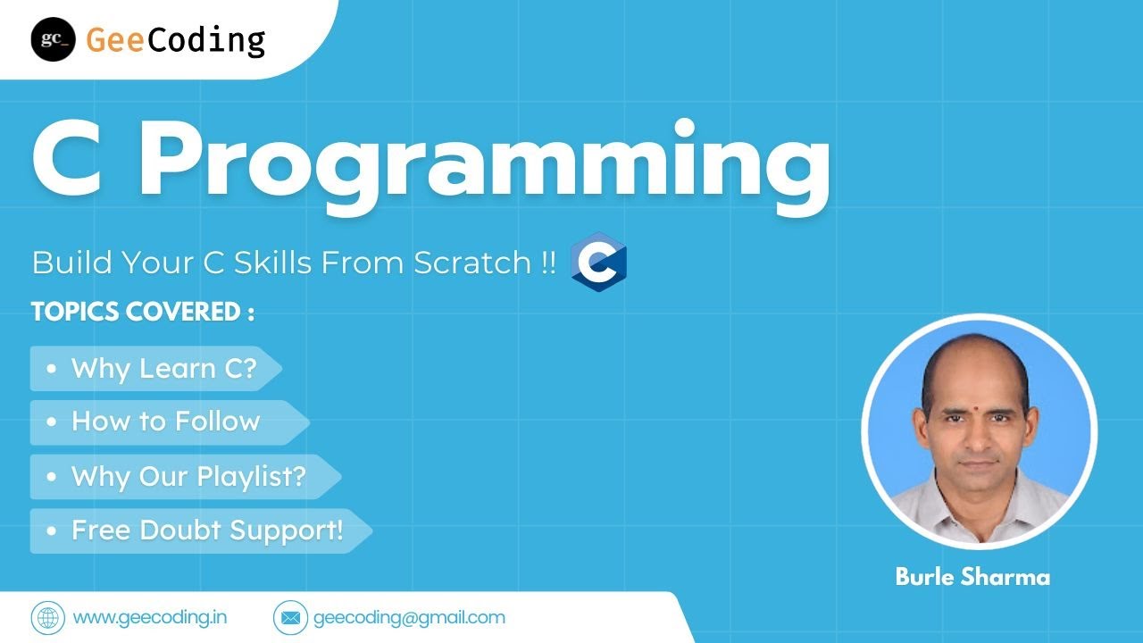 C Programming for Beginners – Why Learn C? | Full Course Roadmap by Burle Sharma