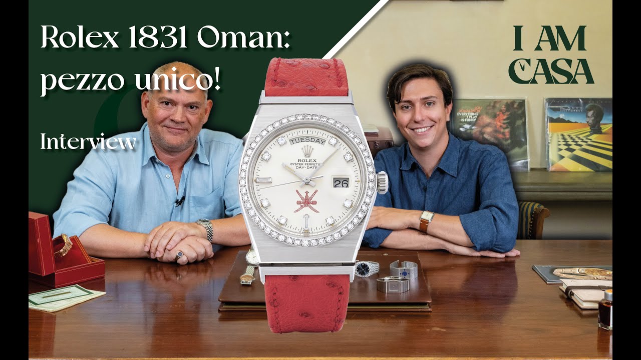 IL ROLEX PIÙ RARO DI SEMPRE - 1831 Day Date Oman pezzo unico - Camillo Carmignani & IamCasa