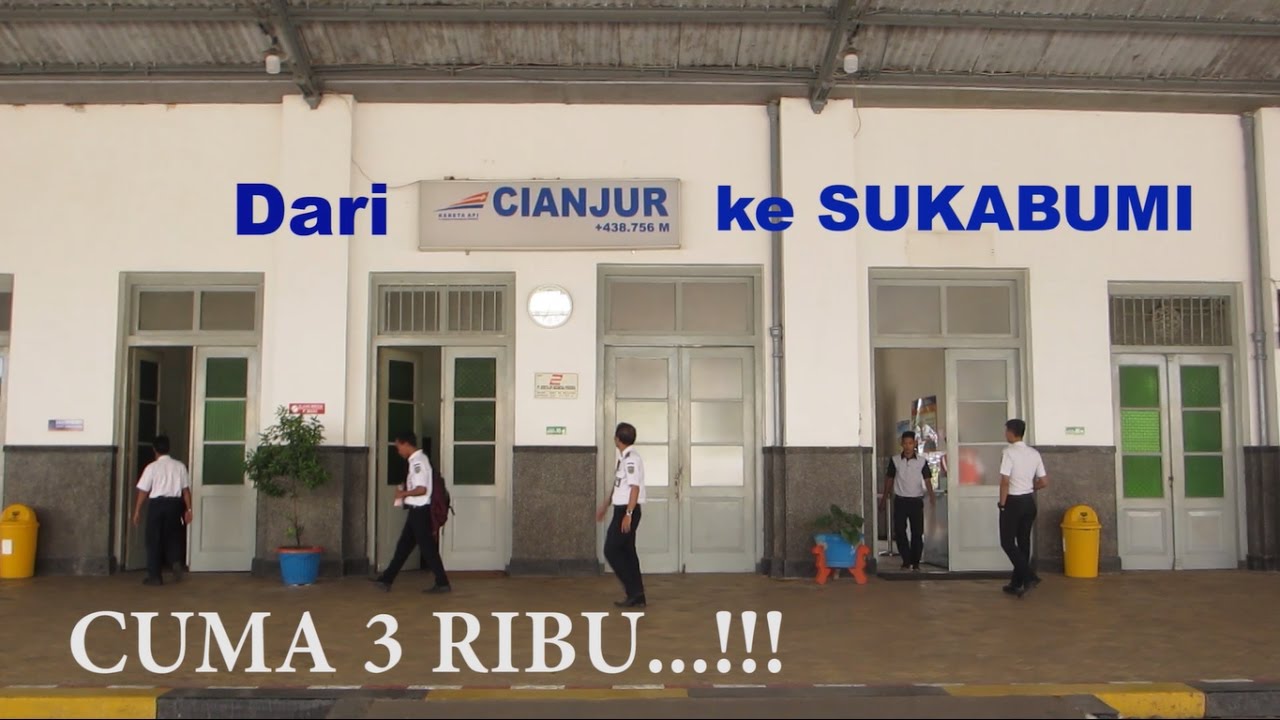 KERETA API TERMURAH SE-INDONESIA! (se-Pulau Jawa) | Kereta Api Siliwangi (Cianjur-Sukabumi)