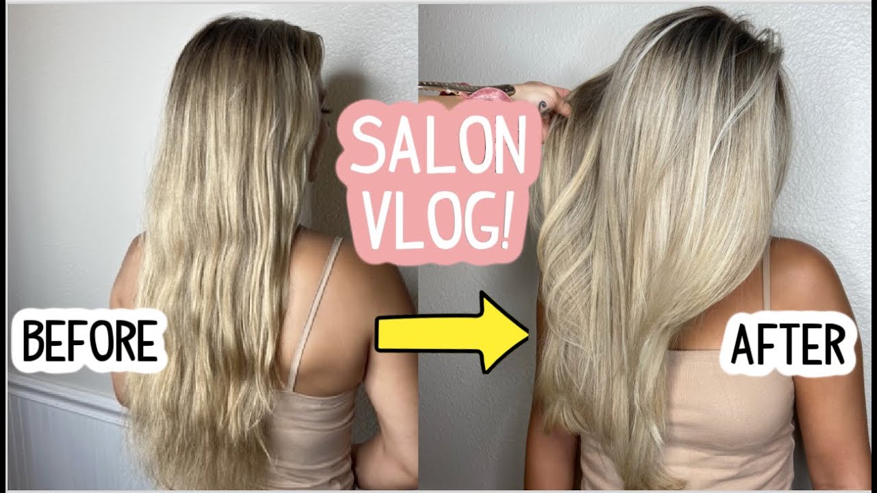 SALON  VLOG! COME GET MY HAIR DONE WITH ME :)