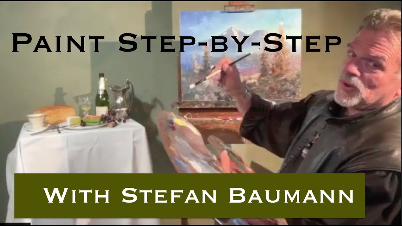 Stefan Baumann oil painting Demo Step-by-Step Landsscape Mastery that all Tips artist Most know!