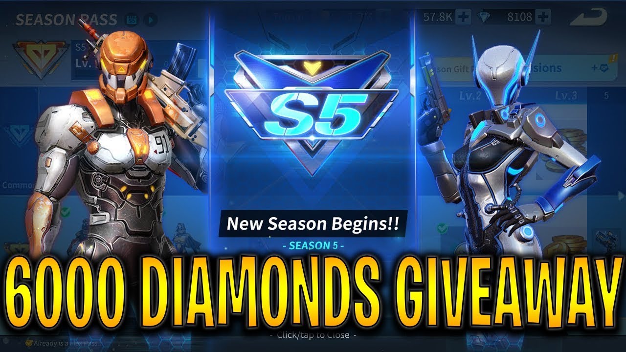 6000 Diamonds Giveaway on Creative Destruction