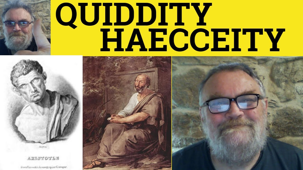 🔵 Quiddity Meaning - Haecceity Examples Quiddity Defined Haecceity Explained - Quiddity vs Haecceity