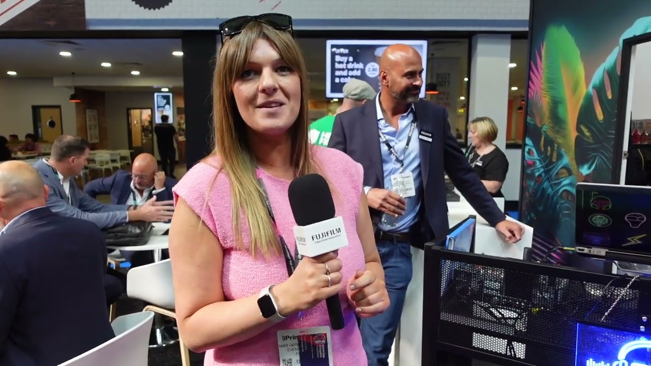 Magic Mic on the Fujifilm Stand at The Print Show 2024