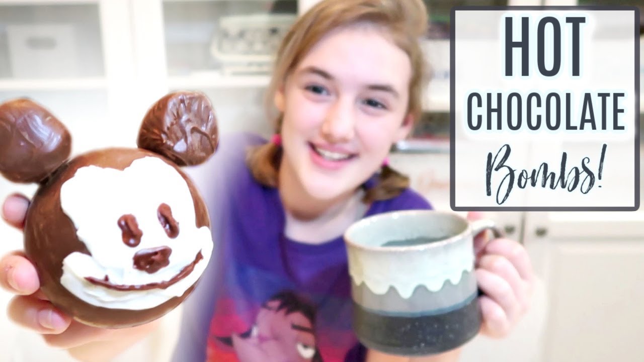 Mickey Mouse Hot Chocolate Bombs!
