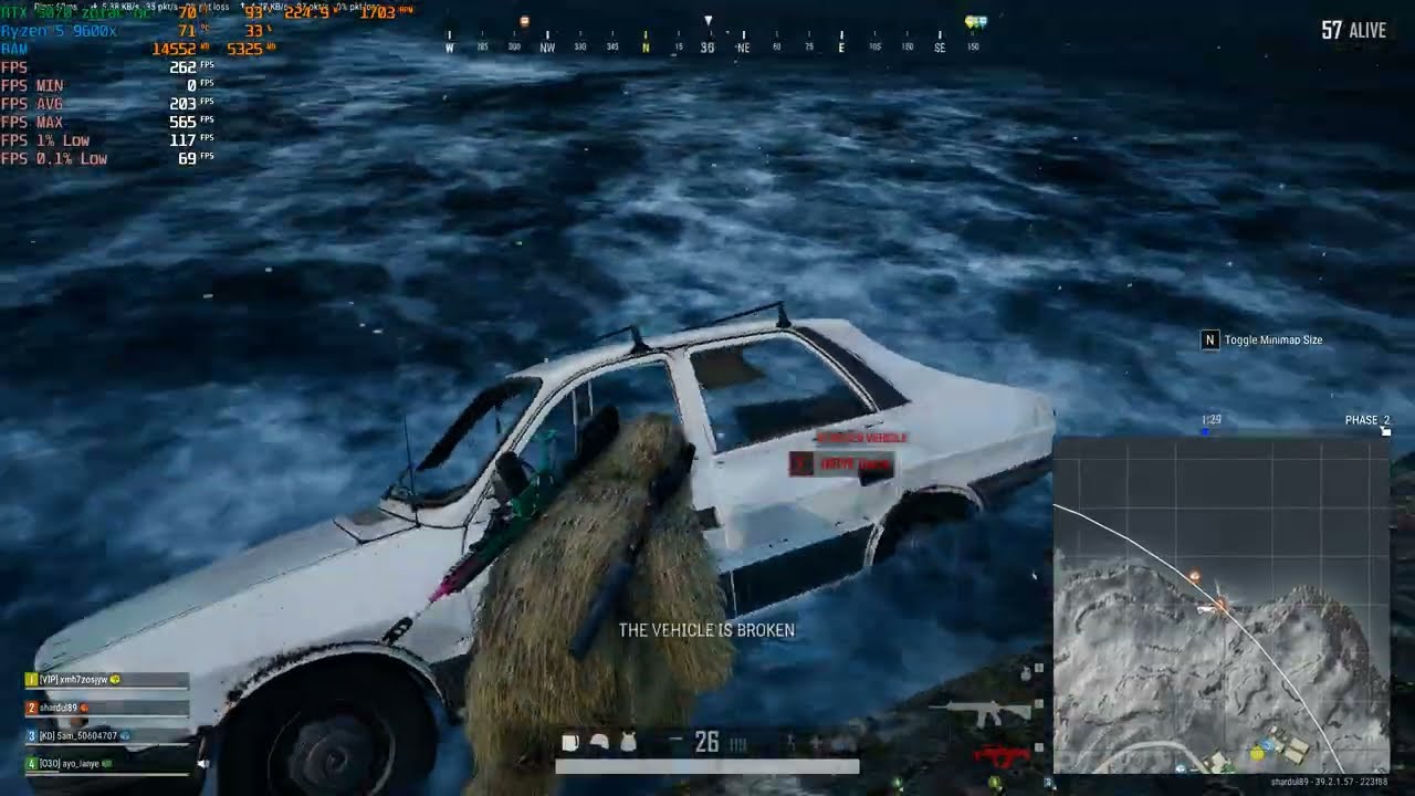 PLAYERUNKNOWN'S BATTLEGROUNDS | RTX 5070 | RYZEN 5 9600X - Ultra Graphics 1440P ULTRA .
