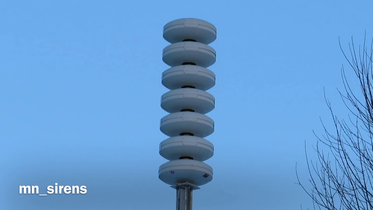 Federal Signal Modulator 6024 Siren Test - Voice and Hi-Lo - Cannon Falls, Minnesota