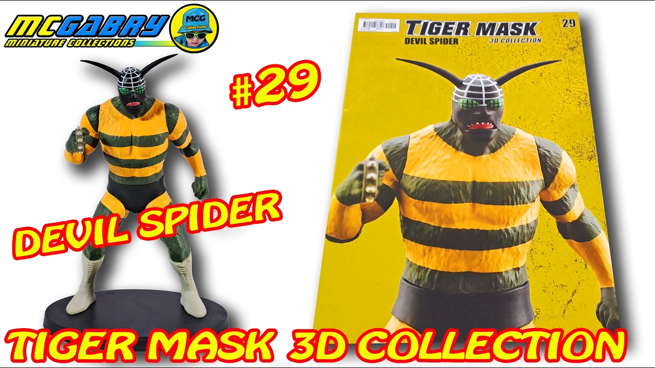 TIGER MASK 3D COLLECTION CENTAURIA N.29 DEVIL SPIDER - ACTION FIGURES COLLECTION - UNBOXING EDICOLA