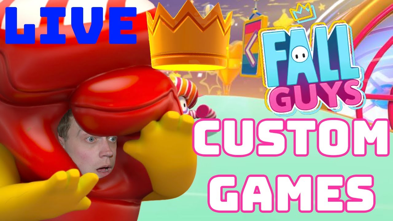 LIVE - PLAYING FALL GUYS CUSTOM GAMES! VIEWER MAPS WANTED!