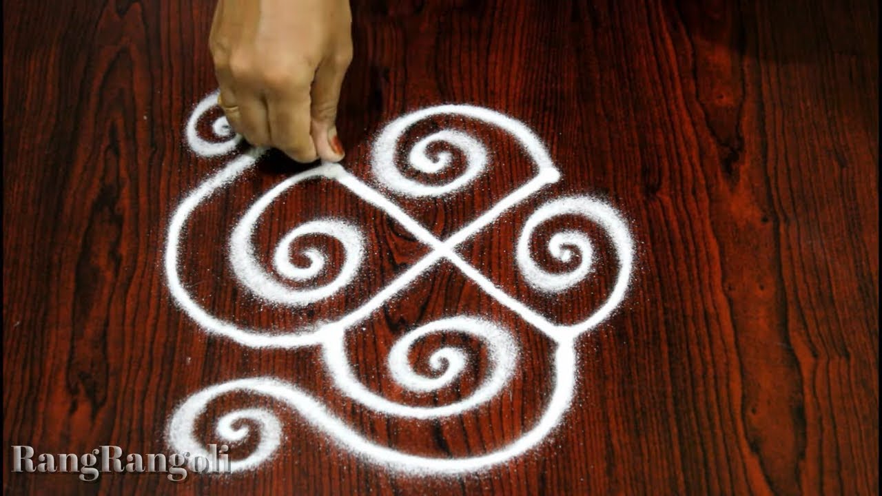 Easy 2 dots Rangoli Collection for Beginners | Small Daily Kolams | Simple Muggulu | RangRangoli