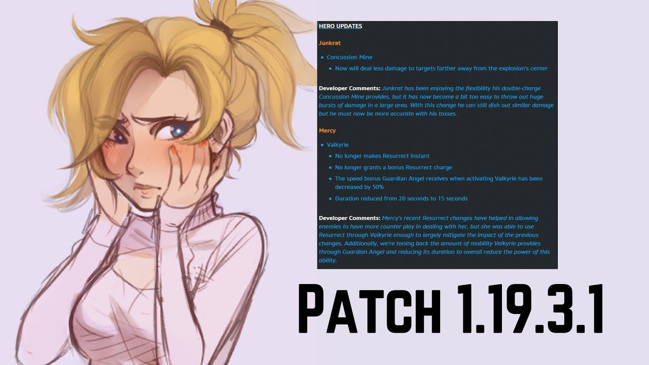 My final thoughts on Mercy Nerfs