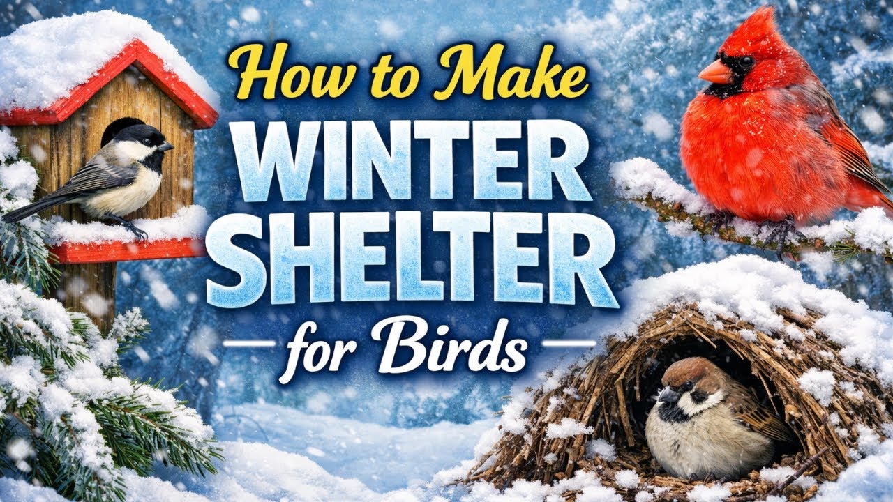 How to Make Winter Shelter for Birds – Feathered Guru Guide