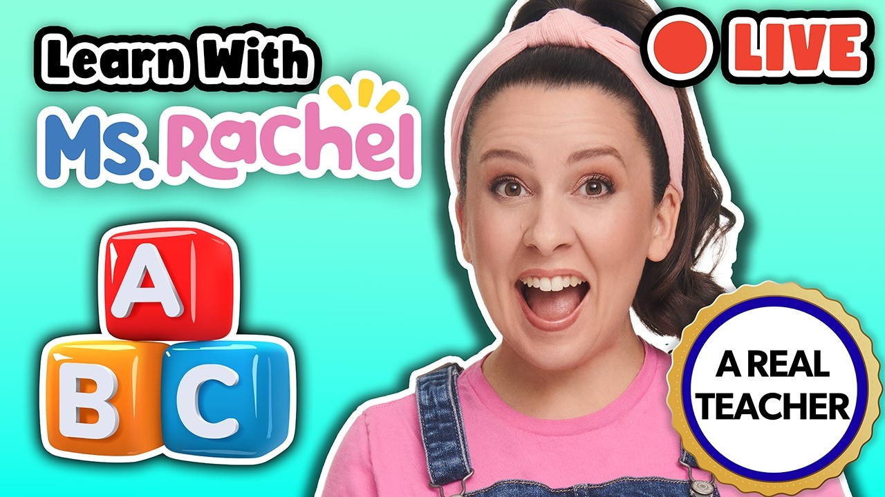 🔴 Learn with Ms Rachel - Toddler Learning - Kids Songs & Nursery Rhymes - Wheels On The Bus