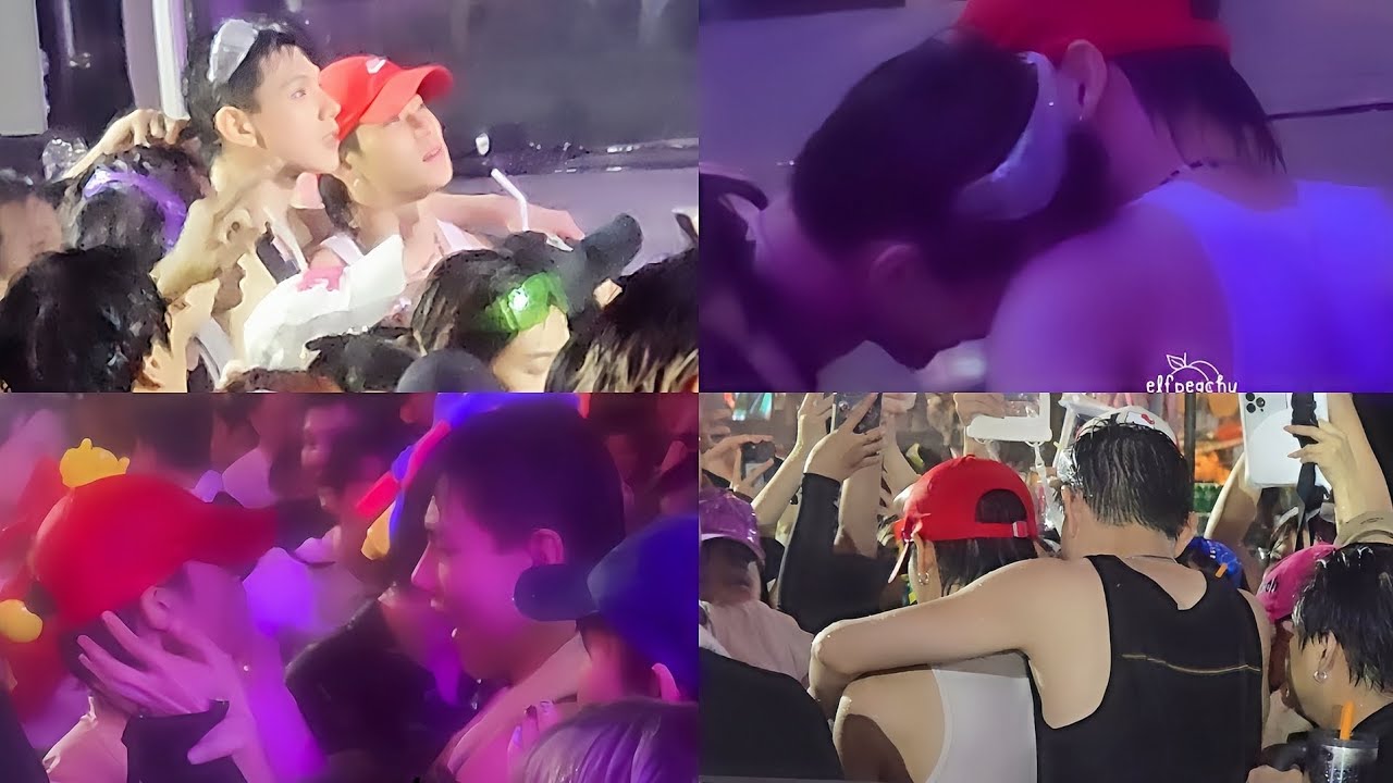 P'ou Poked offroad's cheek 🧏& hug him, cuddling☺️💦🫂 during Route66SummerParty#daouoffroad#route66