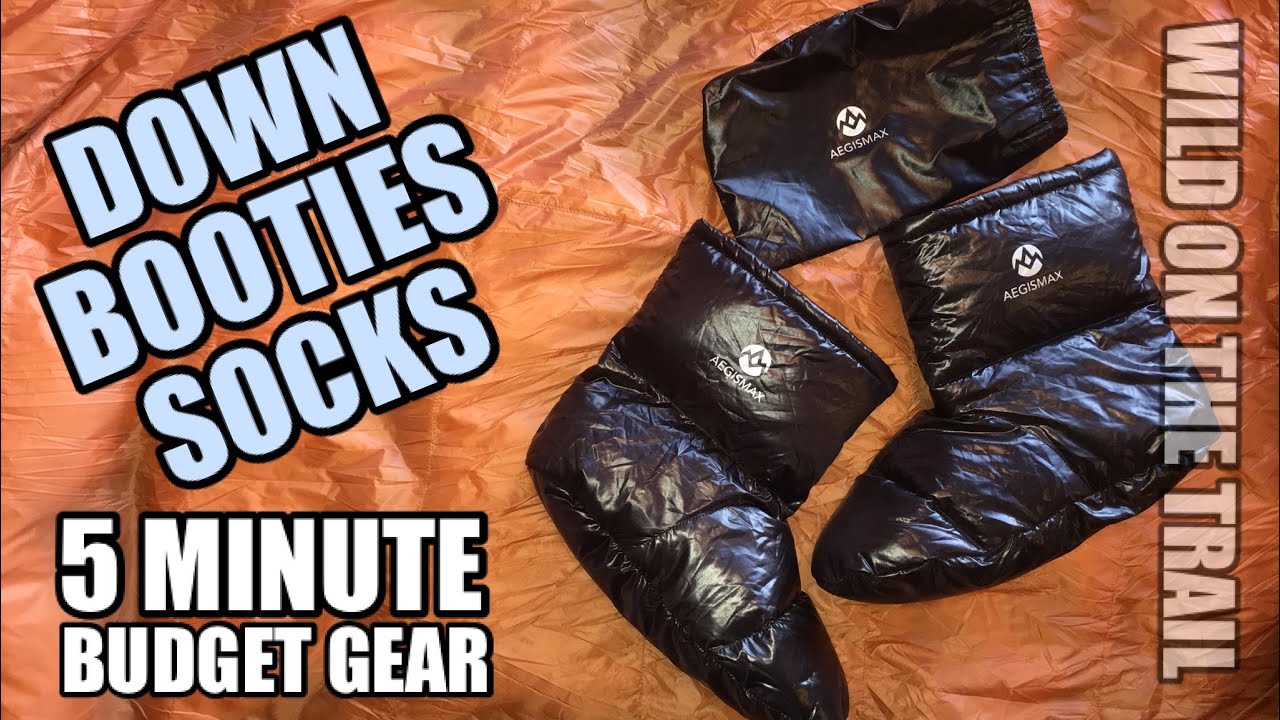 Wind Hard Aegismax Down Bootie Socks - Budget Hiking Gear