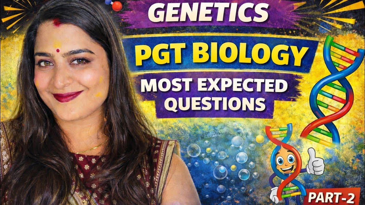 Genetics Model Test Paper 2 | Most Expected MCQs for NEET, KVS, EMRS & PGT Biology 2026