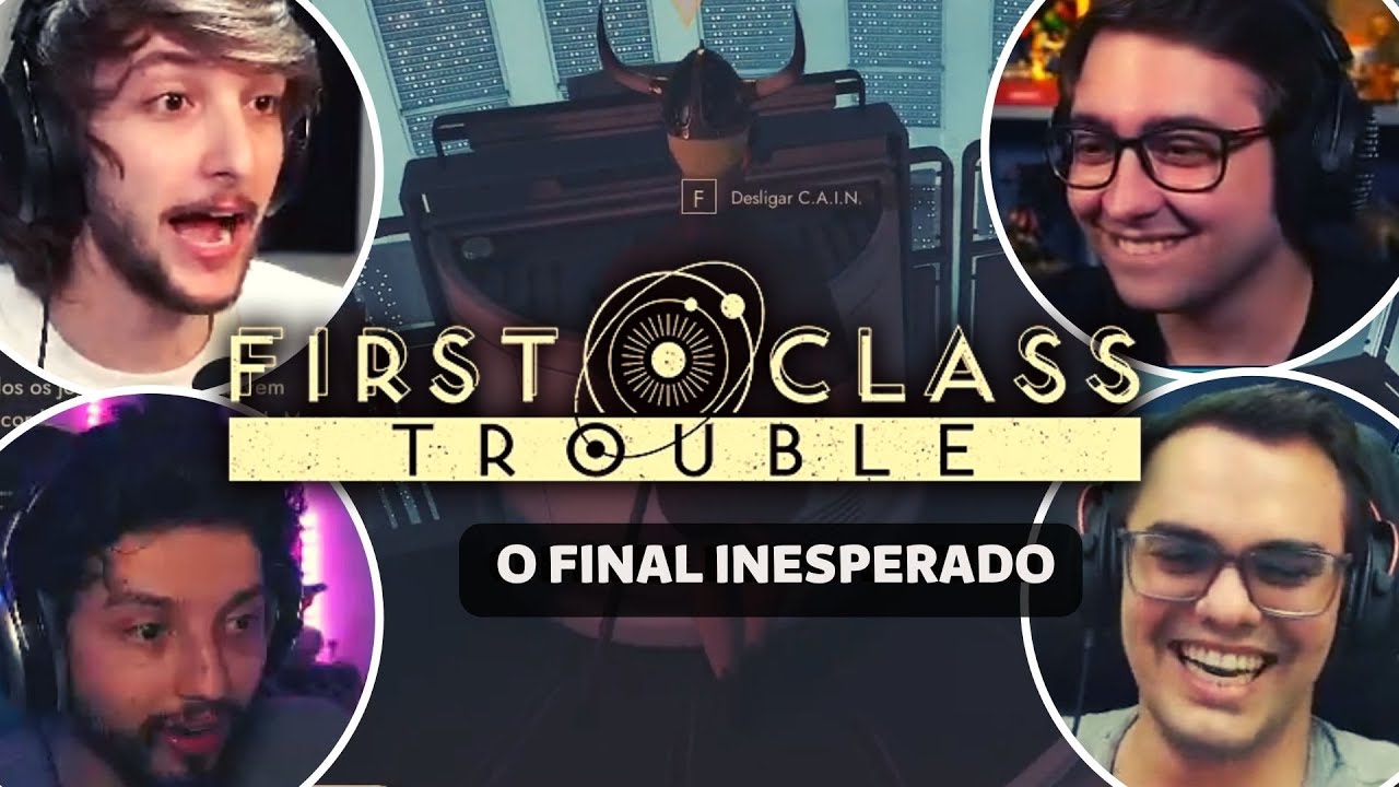 A MELHOR SAIDERA EM FIRST CLASS TROUBLE - (alanzoka, calango, cap, dino, mrfalll e vxgameplay)