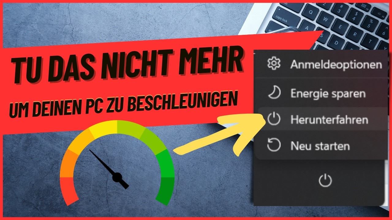 Warum Herunterfahren Deinen PC Langsamer Macht – Nutze Diese Funktion Stattdessen!