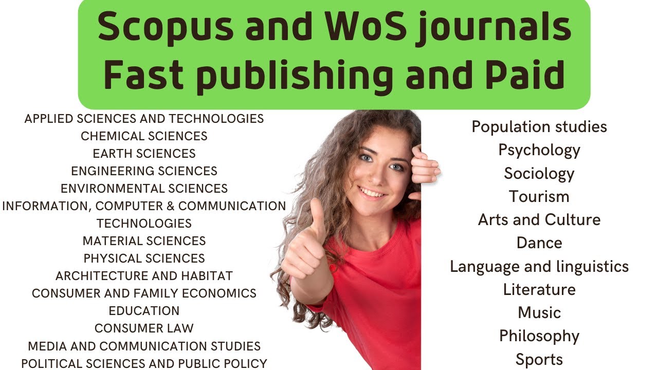 Fast publishing and paid journals indexed in Scopus and WoS| Review process and more acceptance rate