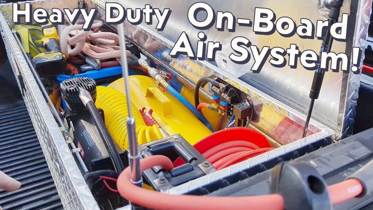 Building a Custom On-Board Air System - Hidden in My Toolbox