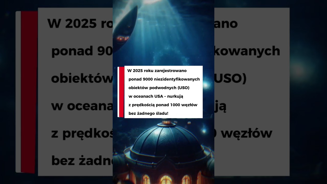 Czy obcy mają ukryte bazy pod wodą? 9000 USO w 2025! 