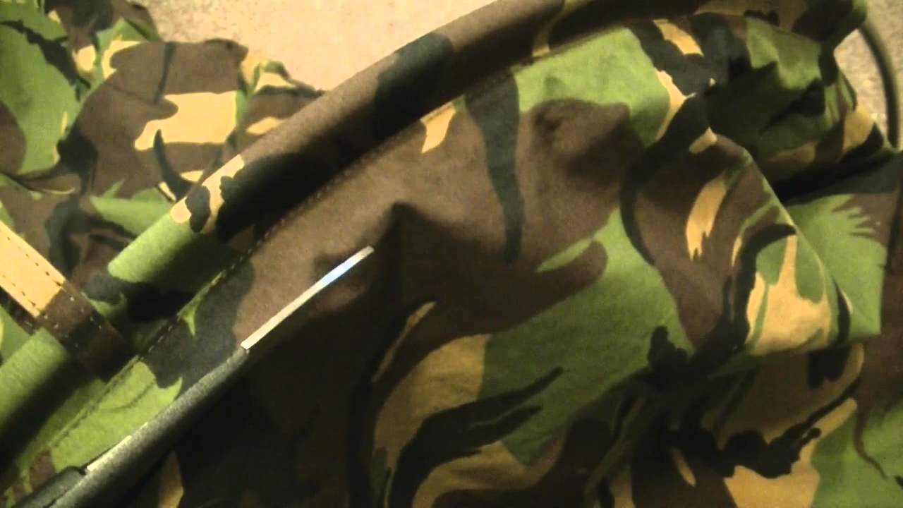 Dutch Army Hooped Bivi Bag - MODIFIED - ideal for wild camping uk