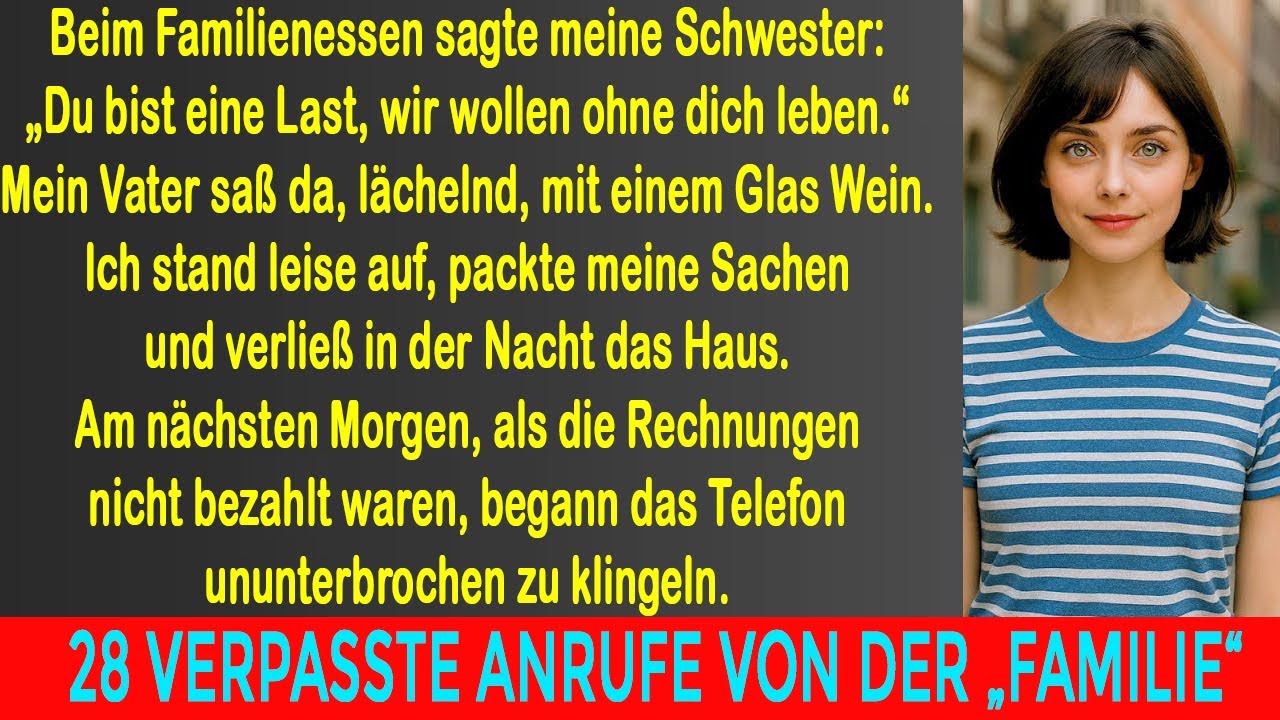 Meine schwester sagte: „du bist eine last“ – am nächsten tag klopfte jemand an ihre tür.