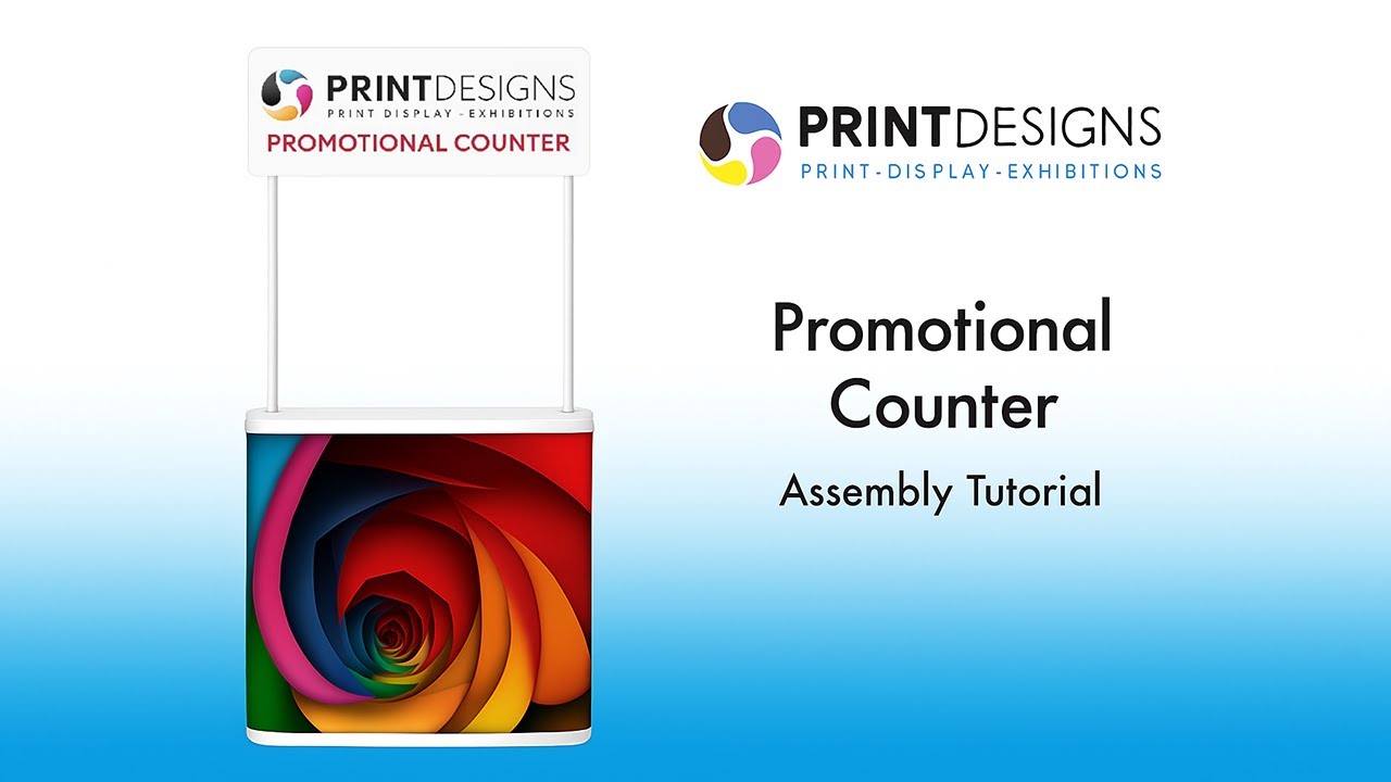 Promotional Counter & Demonstration Stand - Assembly Video