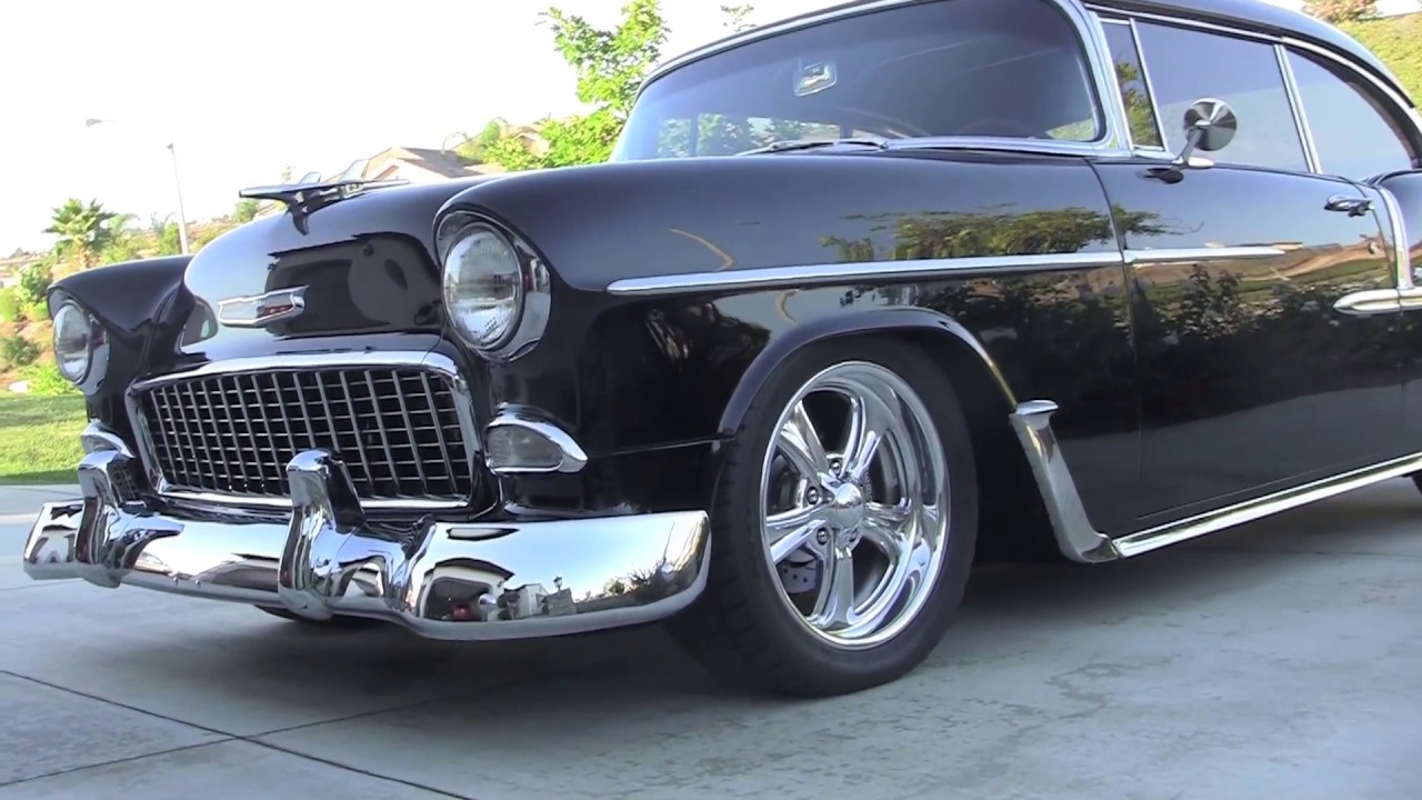 1955 Chevrolet Bel Air  Black Restored