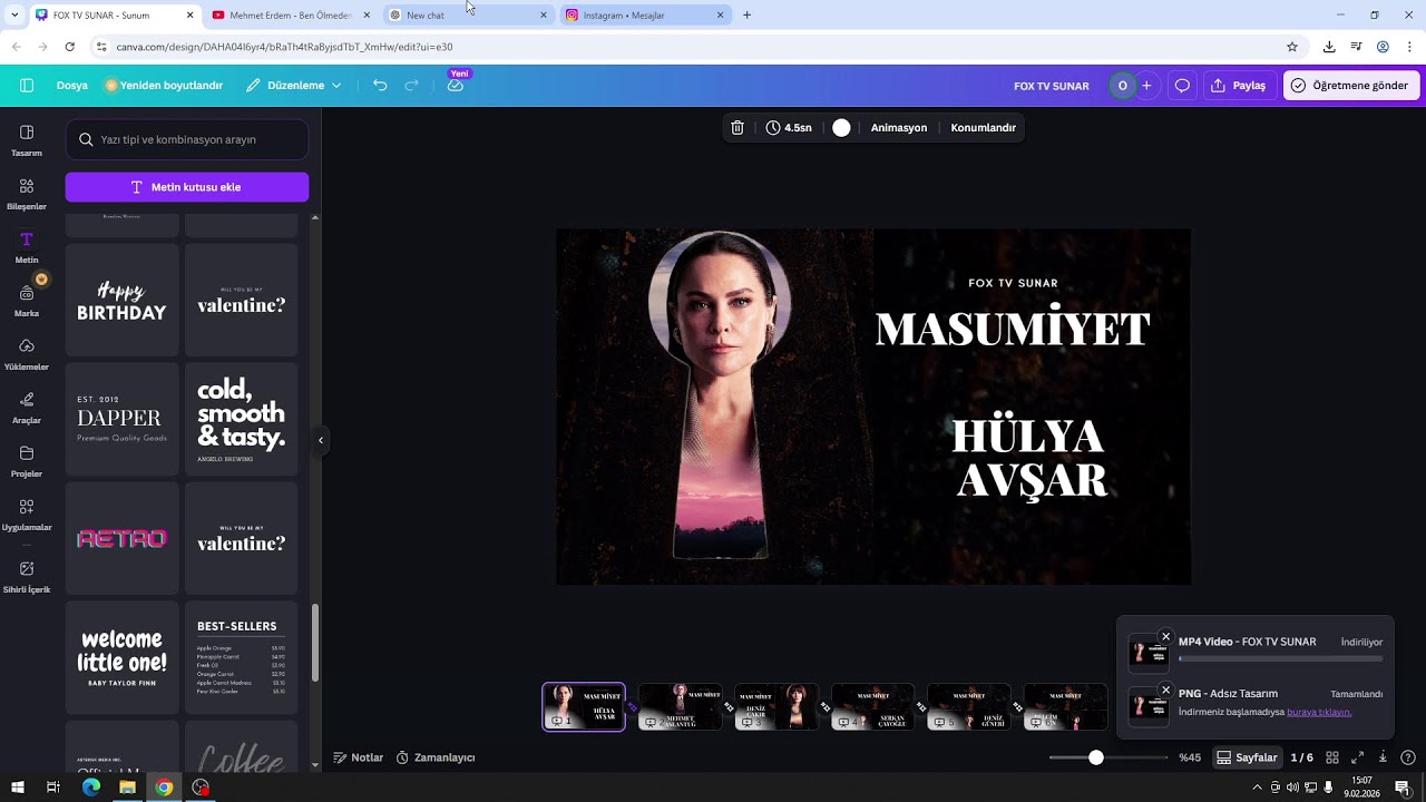CANVA İle Dijital Tasarım İleri Seviye Kursu (Örnek 1)
