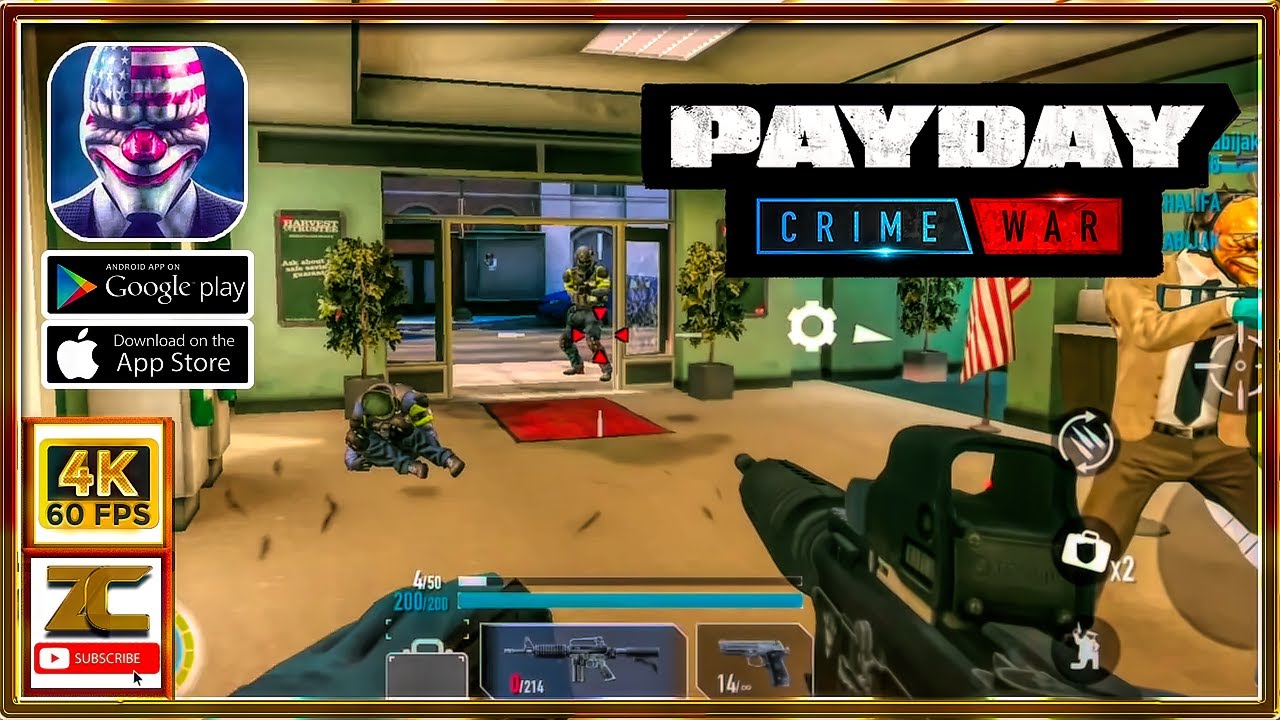 PAYDAY: Crime War - First Impression Gameplay Walkthrough Android iOS