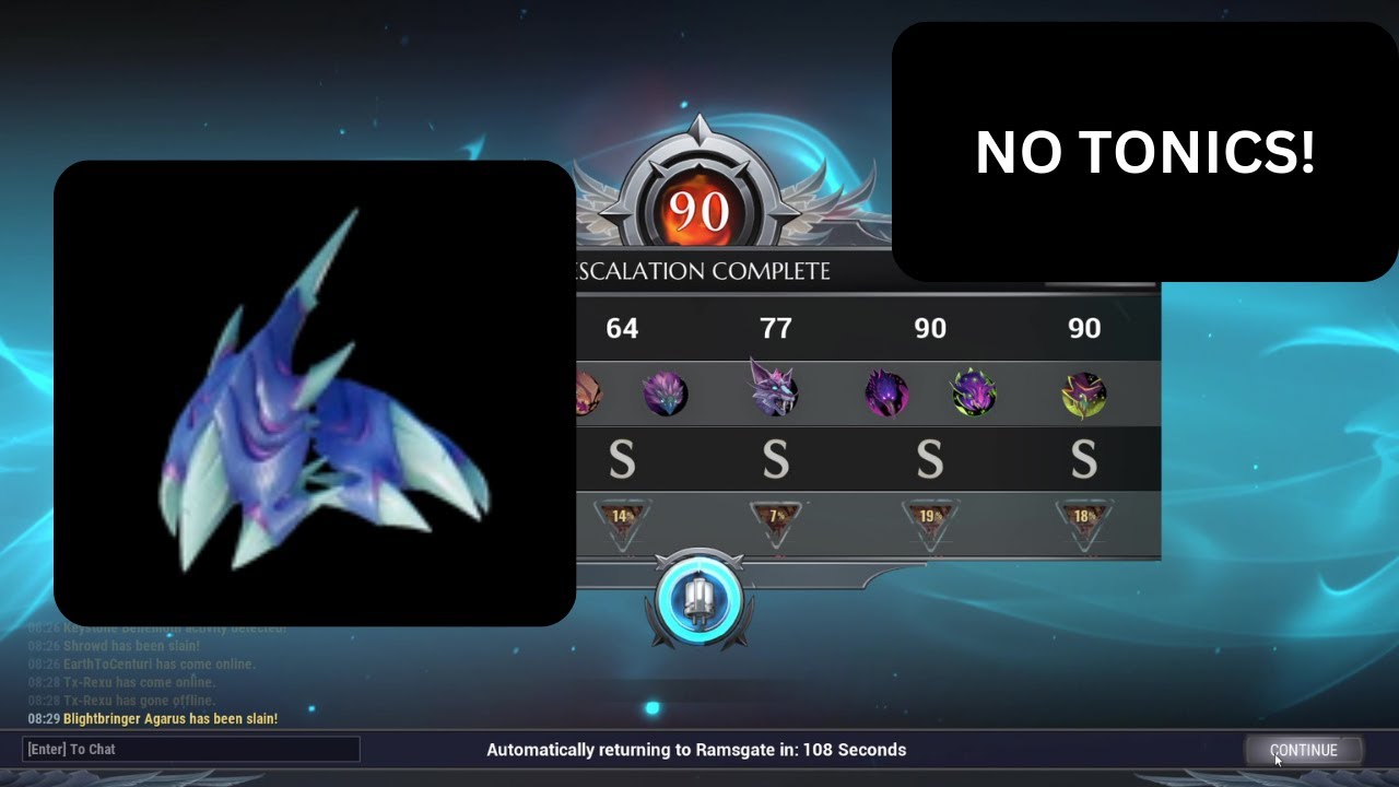 MALKARION AETHER STIRKERS TEMPEST DAUNTLESS TERRA HEROIC ESCALATION NO TONICS SOLO- 15m18s