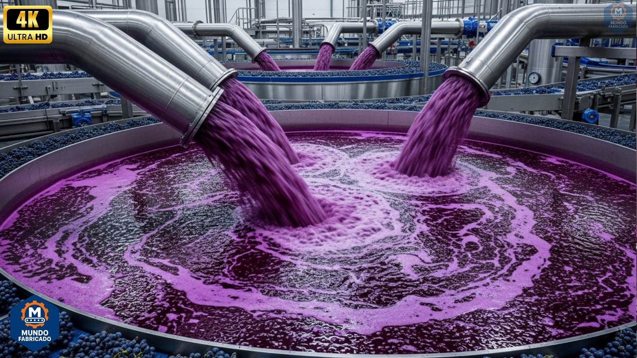 Você não imagina como o SUCO DE UVA é feito | Mundo Fabricado