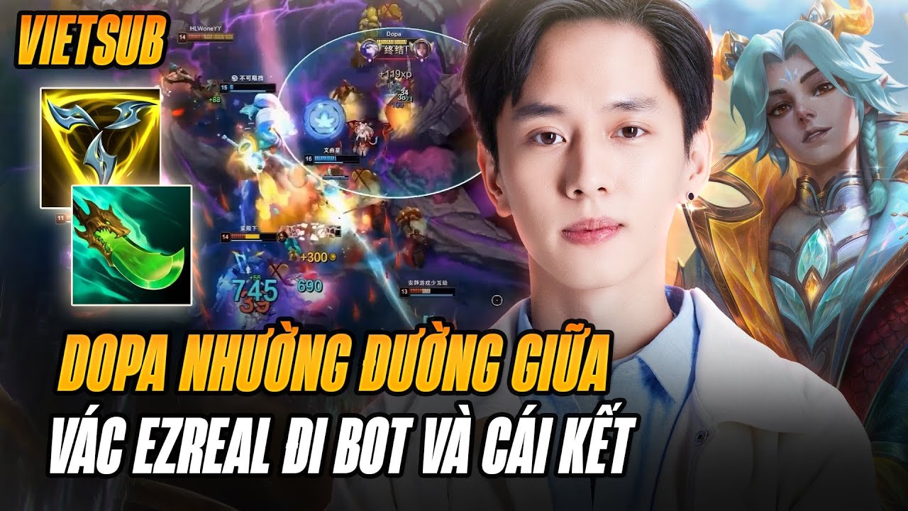 (Vietsub) Dopa Autofill Xạ Thủ Với Ezreal Bắt Cặp Với Đồng Đội Main Mid Autofill Hỗ Trợ Và Cái Kết
