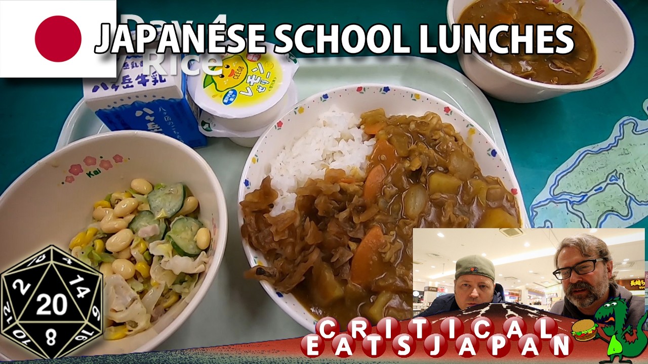 Japanese School Lunch Comparison | Critical Roll 6 with Aaron