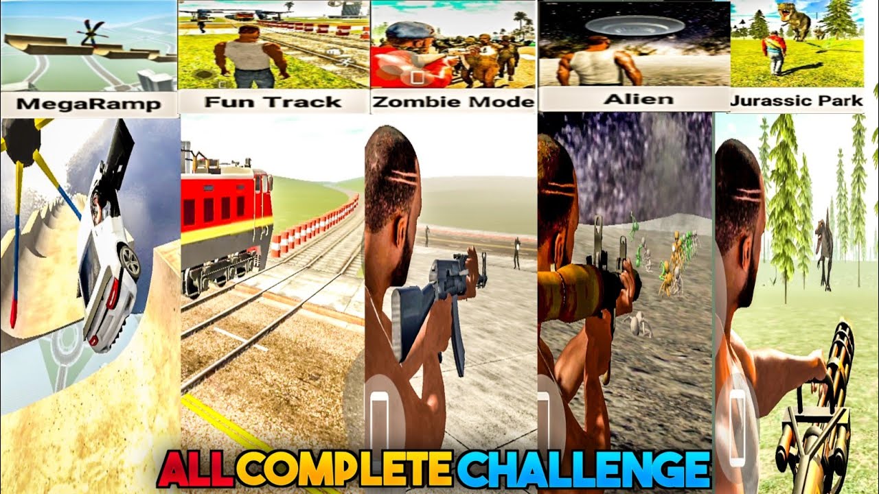 Mission completed indian bike driving 3D game play video all mission completed