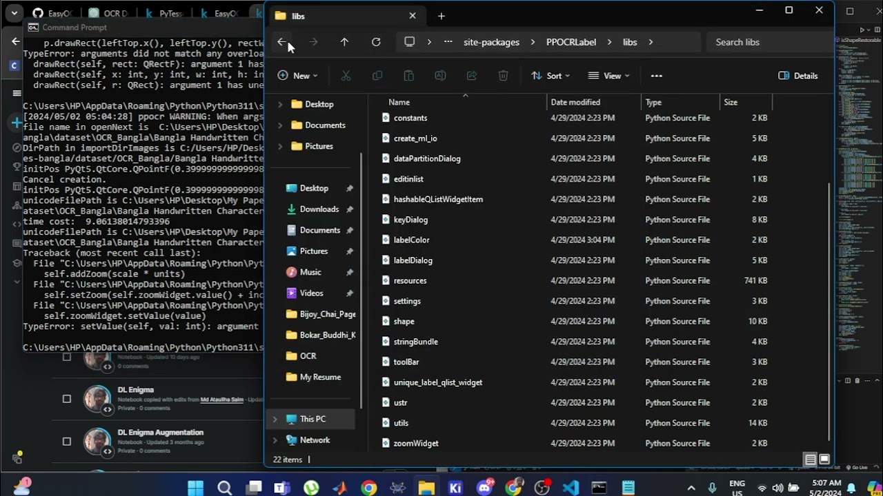 Install and troubleshoot PPOCRLabel Annotation tool