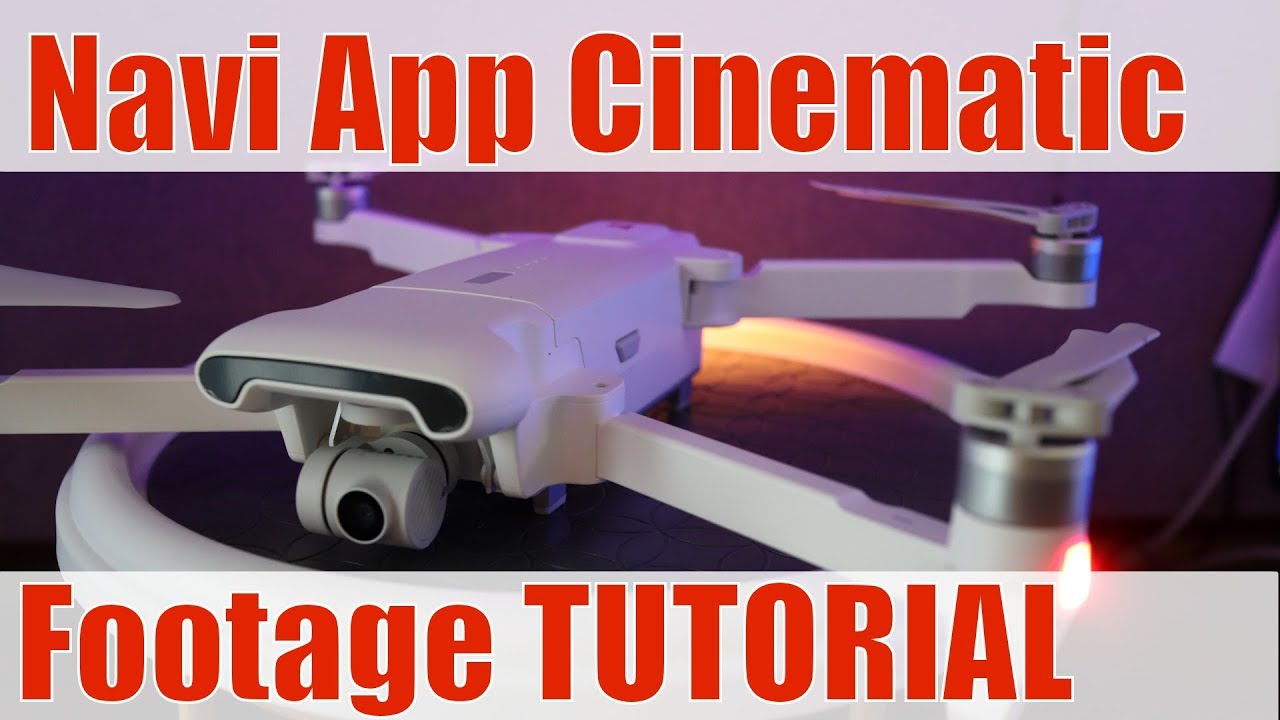 Xiaomi Fimi Navi App Best settings for cinematic footage Tutorial