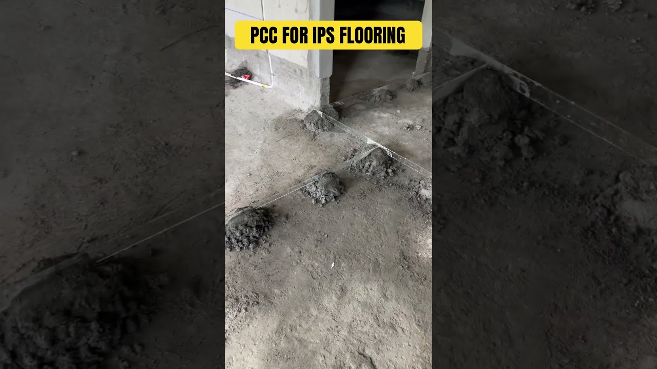 PCC FOR IPS FLOORING #flooring #construction #shorts