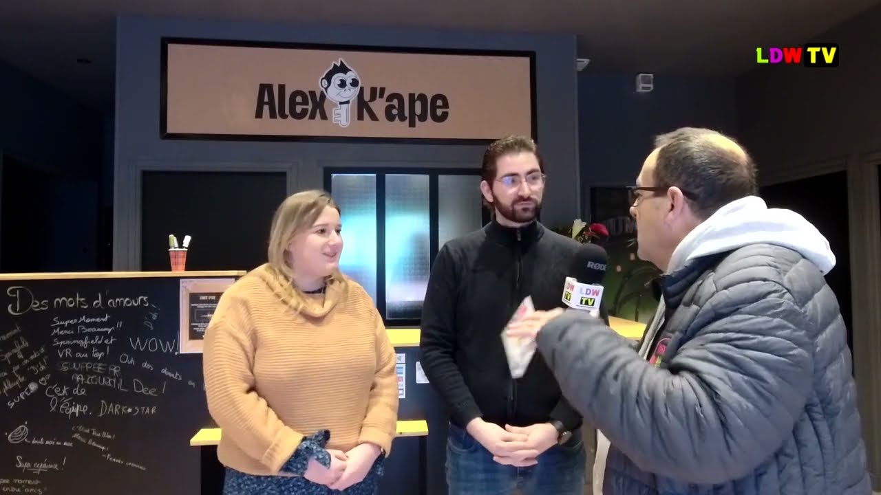 Alex k'ape - Ouverture d'un Escape Game &agrave; CAUDRY