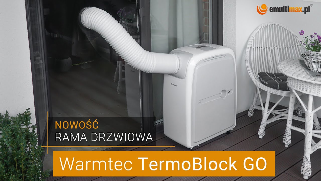 Jak zamontować klimatyzator przenośny ? Rama okienna Warmtec TermoBlock GO