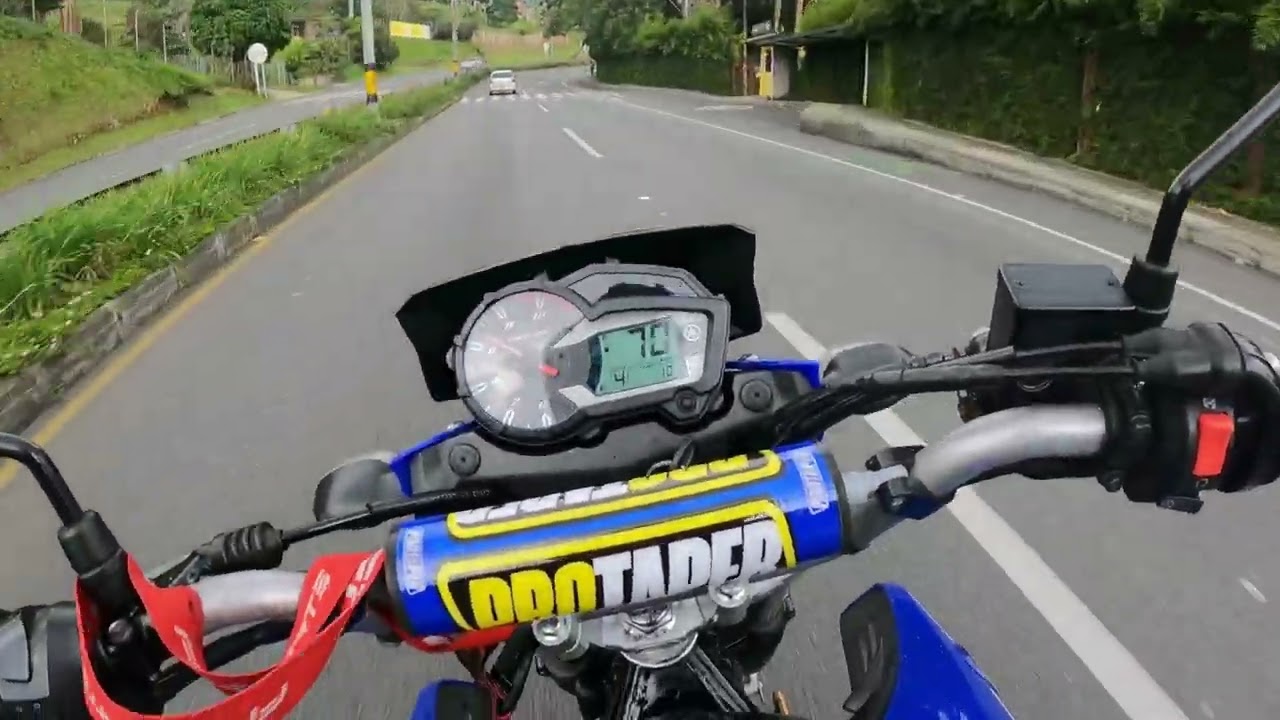YAMAHA XTZ 150 - Prueba de manejo subiendo palmas 🇨🇴