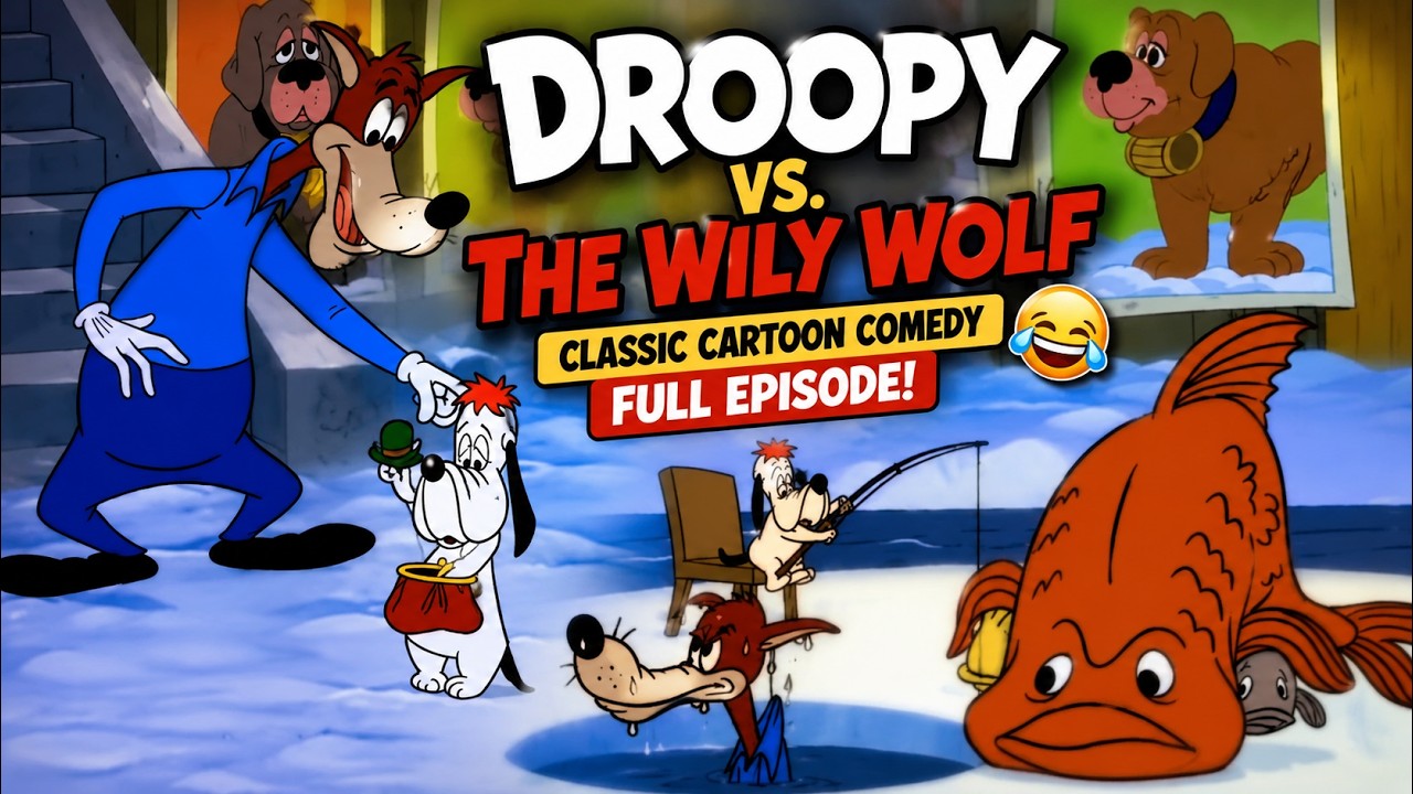 Droopy vs. The Wily Wolf – Classic Cartoon Comedy Full Episode! 😂🐶🐺