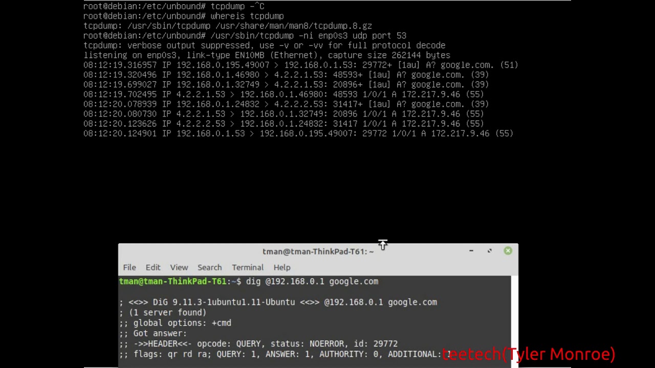 Настройка DNS-сервера Linux Unbound