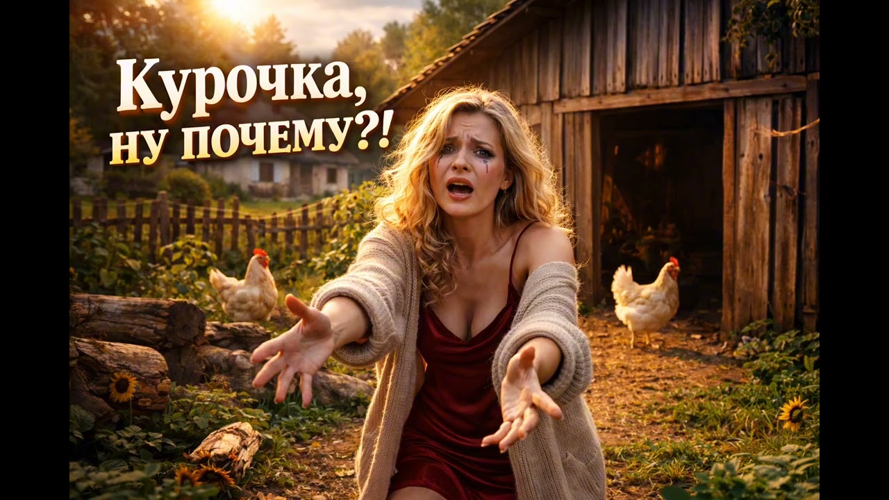 Курочка, ну почему?! 🐔💔 Деревенская драма года | Серьёзная песня про любовь