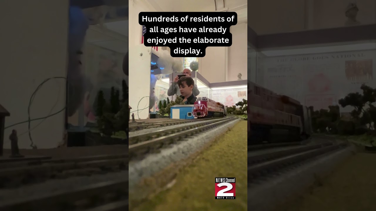 Model Trains on Display at the Oneida County History Center  